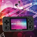 Consola portabila Anbernic RG351P, RK3326 Quad-Core 1.5 GHz, 1GB RAM DDR3L, 64GB, Display IPS 3.5 inch, Negru 6 - lerato.ro