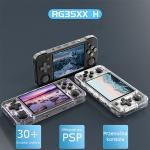 Consola portabila Anbernic RG35XX H, ARM Cortex-A53, Mali-G31 MP2, 1GB RAM LPDDR4, 64GB, Display IPS 3.5 inch, Mov / Transparent 5 - lerato.ro