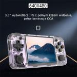 Consola portabila Anbernic RG35XX H, ARM Cortex-A53, Mali-G31 MP2, 1GB RAM LPDDR4, 64GB, Display IPS 3.5 inch, Mov / Transparent 6 - lerato.ro