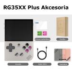 Consola portabila Anbernic RG35XX Plus, ARM Cortex-A53, G31 MP2, 1GB RAM LPDDR4, 64GB, Display IPS 3.5 inch, Gri 4 - lerato.ro