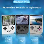 Consola portabila Anbernic RG35XX Plus, ARM Cortex-A53, G31 MP2, 1GB RAM LPDDR4, 64GB, Display IPS 3.5 inch, Gri 5 - lerato.ro