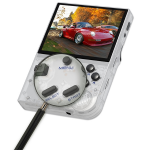 Consola portabila Anbernic RG35XX, ARM Cortex-A9, PowerVR SGX544MP, 256MB RAM DDR3, 64GB, Display IPS 3.5 inch, Gri / Transparent 3 - lerato.ro