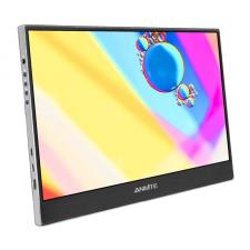 Monitor portabil ANMITE A140W04, IPS, 14 inch, 1920×1200, 60Hz, Difuzor integrat, Negru