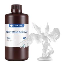 Imprimante 3D si accesorii, Rasina AnyCubic Water-Wash 2.0 pentru imprimante 3D, 1kg, Transparent, lerato.ro