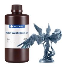 Imprimante 3D si accesorii, Rasina AnyCubic Water-Wash 2.0 pentru imprimante 3D, 1kg, Gri, lerato.ro