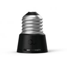 Adaptor smart Anyware cu senzor de temperatura / umiditate / sunet. Control luminozitate, WiFi, E27 / E14, Negru