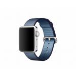 Curea Apple Woven Nylon Band compatibila cu Apple Watch 42/44/45mm, Albastru 4 - lerato.ro