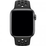 Curea din cauciuc Apple Nike Sport compatibila cu Apple Watch 38/40/41mm, Negru 2 - lerato.ro