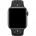 Curea din cauciuc Apple Nike Sport compatibila cu Apple Watch 38/40/41mm, Black 2 - lerato.ro