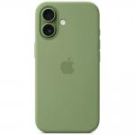 Carcasa Apple Silicone cu MagSafe compatibila cu iPhone 17, Verde 2 - lerato.ro