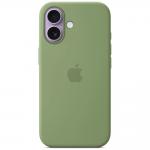 Carcasa Apple Silicone cu MagSafe compatibila cu iPhone 17, Verde 3 - lerato.ro