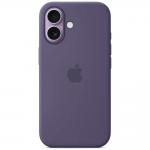 Carcasa Apple Silicone cu MagSafe compatibila cu iPhone 17, Violet 2 - lerato.ro
