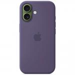 Carcasa Apple Silicone cu MagSafe compatibila cu iPhone 17, Violet 3 - lerato.ro