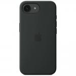 Carcasa Apple Silicone Case cu MagSafe compatibila cu iPhone 16e, Negru 3 - lerato.ro