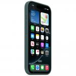 Carcasa Apple Silicone Case cu MagSafe compatibila cu iPhone 16 Pro, Verde 3 - lerato.ro