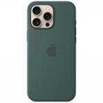 Carcasa Apple Silicone Case cu MagSafe compatibila cu iPhone 16 Pro, Verde 6 - lerato.ro