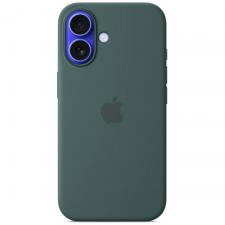 Carcasa Apple Silicone Case cu MagSafe compatibila cu iPhone 16, Verde