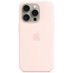 Carcasa Apple Silicone Case cu MagSafe compatibila cu iPhone 15 Pro Max, Roz 2 - lerato.ro