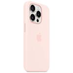 Carcasa Apple Silicone Case cu MagSafe compatibila cu iPhone 15 Pro Max, Roz 3 - lerato.ro