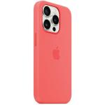 Carcasa Apple Silicone Case cu MagSafe compatibila cu iPhone 15 Pro Max, Guava 3 - lerato.ro