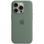 Carcasa Apple Silicone Case cu MagSafe compatibila cu iPhone 15 Pro Max, Verde 2 - lerato.ro