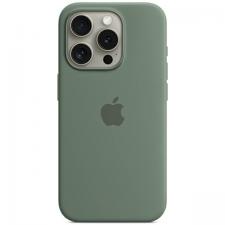 Carcasa Apple Silicone Case cu MagSafe compatibila cu iPhone 15 Pro Max, Verde