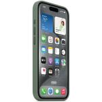 Carcasa Apple Silicone Case cu MagSafe compatibila cu iPhone 15 Pro Max, Verde 4 - lerato.ro