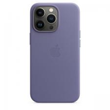 Carcasa Apple Leather Case cu MagSafe compatibila cu iPhone 13 Pro, Violet
