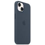 Carcasa Apple Silicone Case cu MagSafe compatibila cu iPhone 15 Plus / 14 Plus, Albastru 3 - lerato.ro