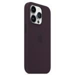 Carcasa Apple Silicone Case cu MagSafe compatibila cu iPhone 14 Pro, Elderberry 3 - lerato.ro