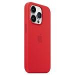 Carcasa Apple Silicone Case cu MagSafe compatibila cu iPhone 14 Pro Max, Rosu 3 - lerato.ro