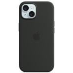 Carcasa Apple Silicone Case cu MagSafe compatibila cu iPhone 15 / 14 / 13, Negru 2 - lerato.ro