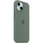 Carcasa Apple Silicone Case cu MagSafe compatibila cu iPhone 15 / 14 / 13, Verde 3 - lerato.ro