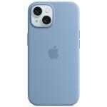 Carcasa Apple Silicone Case cu MagSafe compatibila cu iPhone 15 / 14 / 13, Albastru 2 - lerato.ro