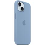 Carcasa Apple Silicone Case cu MagSafe compatibila cu iPhone 15 / 14 / 13, Albastru 3 - lerato.ro