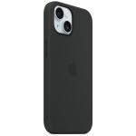 Carcasa Apple Silicone Case cu MagSafe compatibila cu iPhone 15 Plus / 14 Plus, Negru 3 - lerato.ro