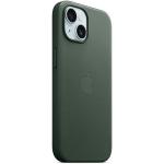 Carcasa Apple FineWoven cu MagSafe compatibila cu iPhone 15 / 14 / 13, Verde 3 - lerato.ro