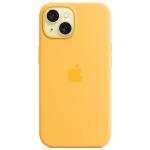 Carcasa Apple Silicone Case compatibila cu iPhone 15 / 14 / 13, Galben 3 - lerato.ro