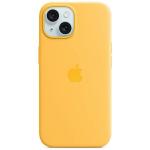 Carcasa Apple Silicone Case compatibila cu iPhone 15 / 14 / 13, Galben 6 - lerato.ro