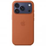 Husa Apple Silicone cu MagSafe compatibila cu iPhone 17 Pro, Terra Cotta 4 - lerato.ro