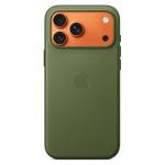 Husa Apple TechWoven cu MagSafe compatibila cu iPhone 18 Pro Max / 17 Pro Max, Verde 4 - lerato.ro