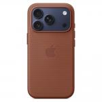 Husa Apple TechWoven cu MagSafe compatibila cu iPhone 18 Pro / 17 Pro, Sienna 3 - lerato.ro