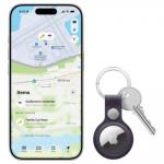 Dispozitiv anti pierdere Apple AirTag Gen 2, Compatibil iOS, Bluetooth, Baterie CR5032, IP67, Alb 3 - lerato.ro