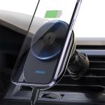 Suport magnetic Araree Renergy AM15V, Air Vent Mount, 15W, Cablu USB-C la USB, Negru 5 - lerato.ro