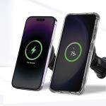 Suport magnetic Araree Renergy AM15V, Air Vent Mount, 15W, Cablu USB-C la USB, Negru 6 - lerato.ro