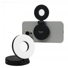 Alte accesorii telefoane, Lampa LED portabila pentru telefon Araree Magfie Light cu MagSafe, 750mAh, USB-C Negru, lerato.ro