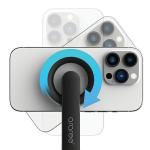 Selfie stick cu trepied Araree Magfie Pod, MagSafe, Rotire 360 grade, Telecomanda Bluetooth, Alb 6 - lerato.ro