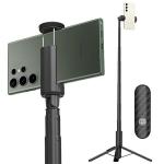 Selfie stick cu trepied Araree Selfie PodPro, Rotire 360 grade, Telecomanda Bluetooth, USB-C, Negru 2 - lerato.ro