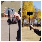 Selfie stick cu trepied Araree Selfie PodPro, Rotire 360 grade, Telecomanda Bluetooth, USB-C, Negru 9 - lerato.ro