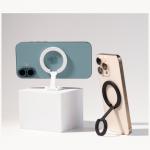 Suport magnetic universal pentru telefon Araree A-Ring GripTok, Ajustabil, Alb 5 - lerato.ro